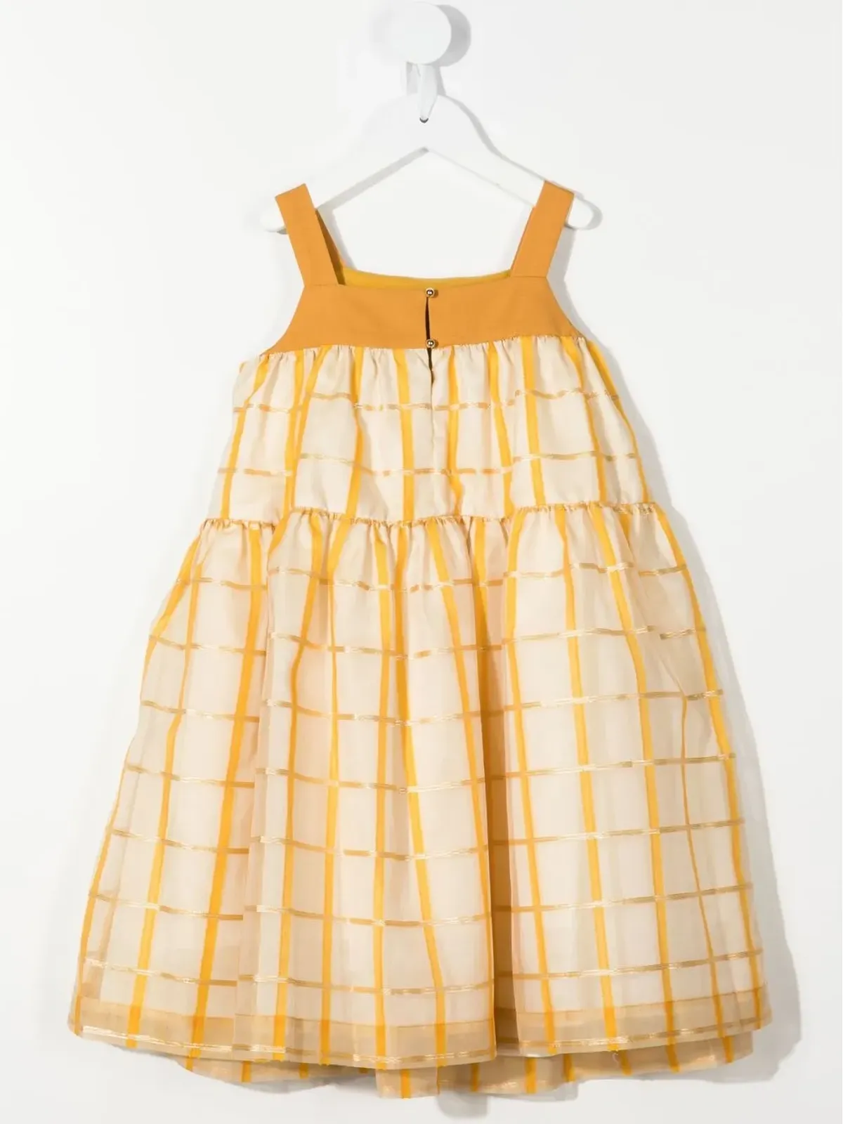 Hucklebones London チェック柄 ノースリーブ ワンピース - 画像2