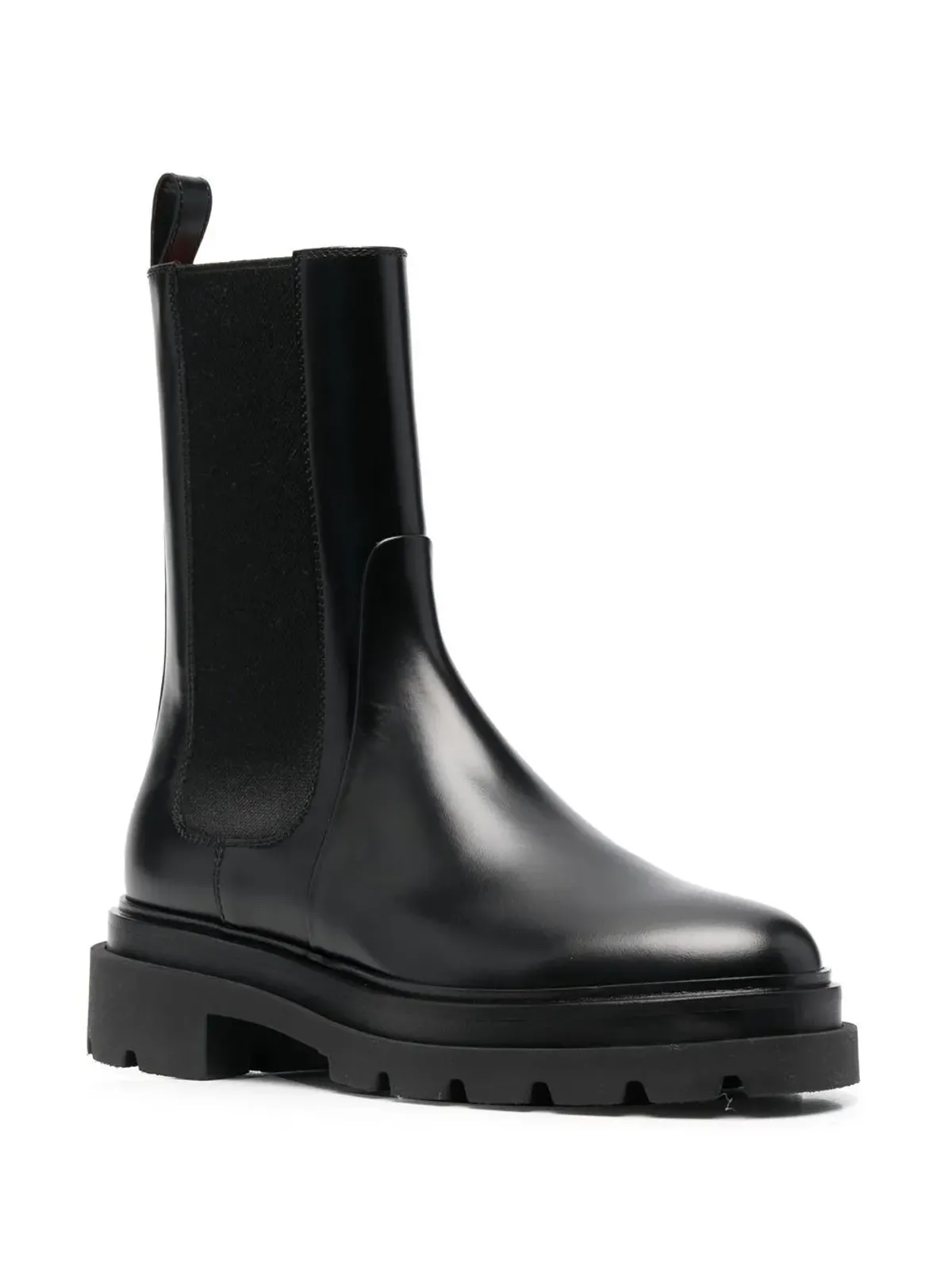 Santoni エラスティケイテッド・サイドパネル・チェルシーブーツ - ブラック - 画像2