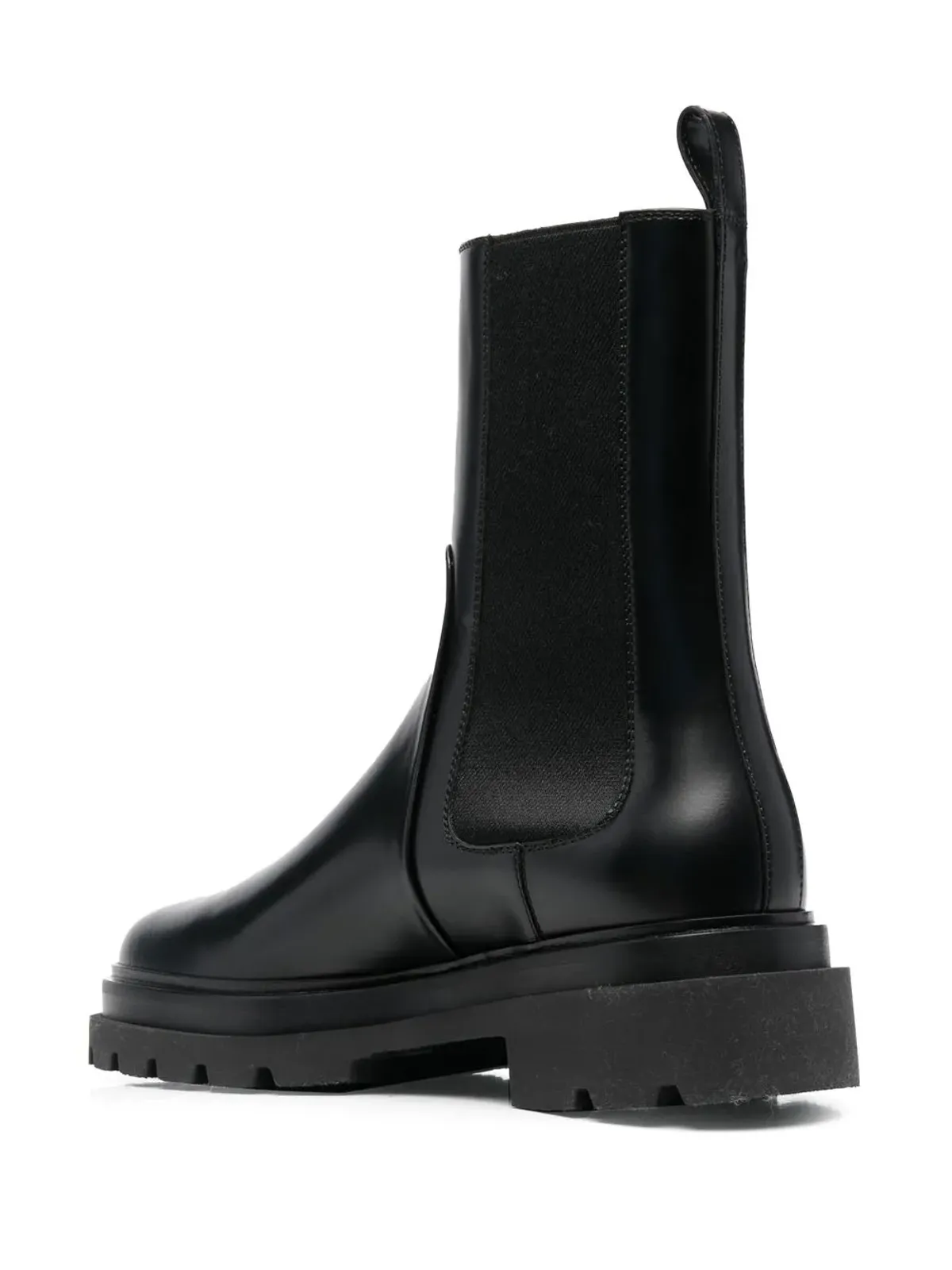 Santoni エラスティケイテッド・サイドパネル・チェルシーブーツ - ブラック - 画像3