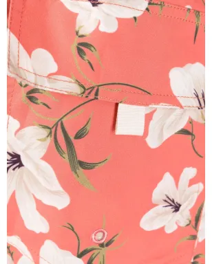Altea 花柄プリントのスイムショーツ - オレンジ - サムネイル3