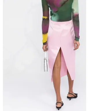 Prada 後ろスリット入りハイウエストスカート - サムネイル5