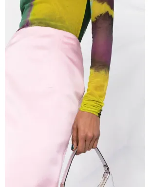 Prada 後ろスリット入りハイウエストスカート - サムネイル3