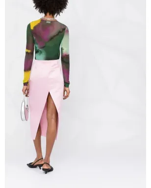 Prada 後ろスリット入りハイウエストスカート - サムネイル4