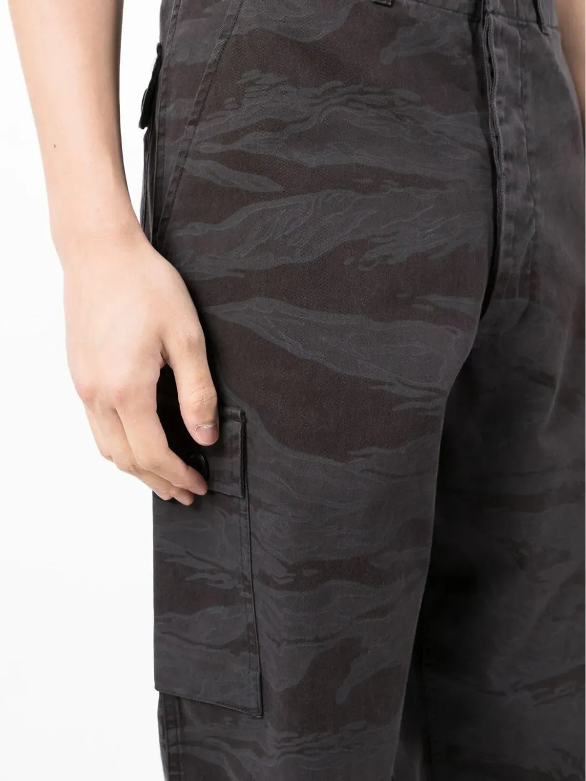 Maharishi カモフラージュ柄カーゴパンツ - ブラック - 画像5