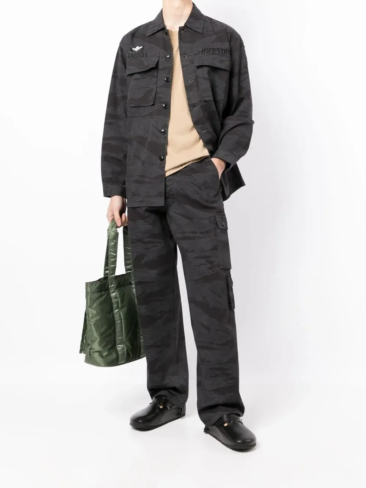 Maharishi カモフラージュ柄カーゴパンツ - ブラック - 画像2