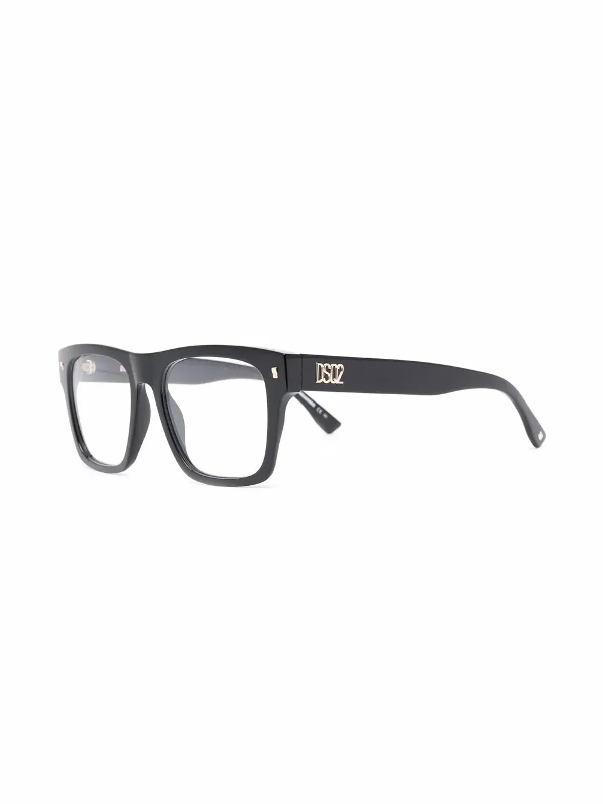DSQUARED2 EYEWEAR ウェイファー型メガネ - ブラック - 画像2