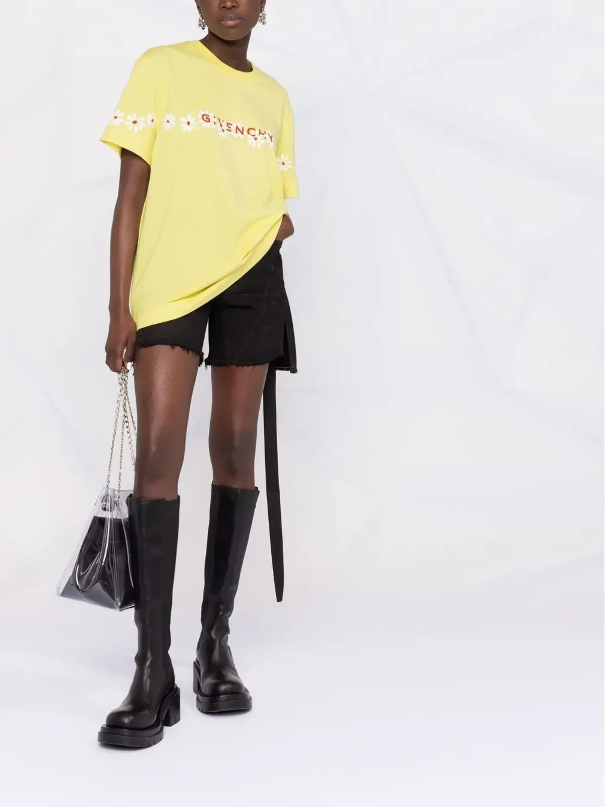 Givenchy フローラルロゴTシャツ - 画像2