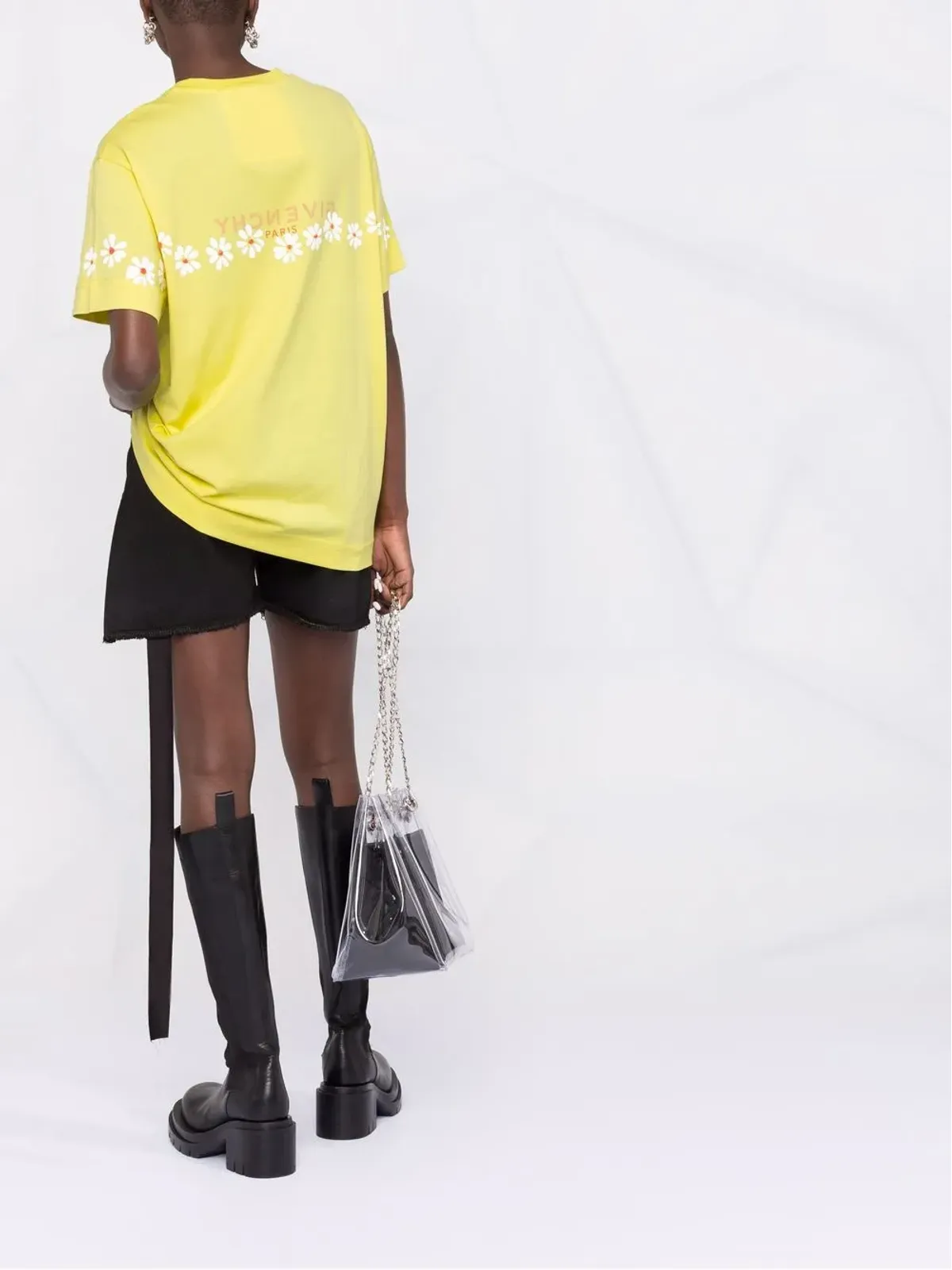 Givenchy フローラルロゴTシャツ - 画像4