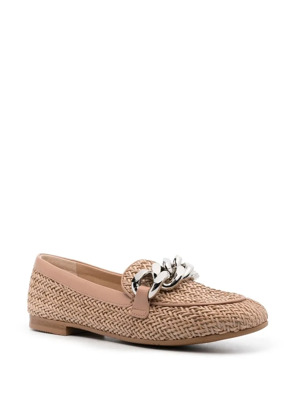 Casadei チェーンリンク編み込みローファー - 画像2