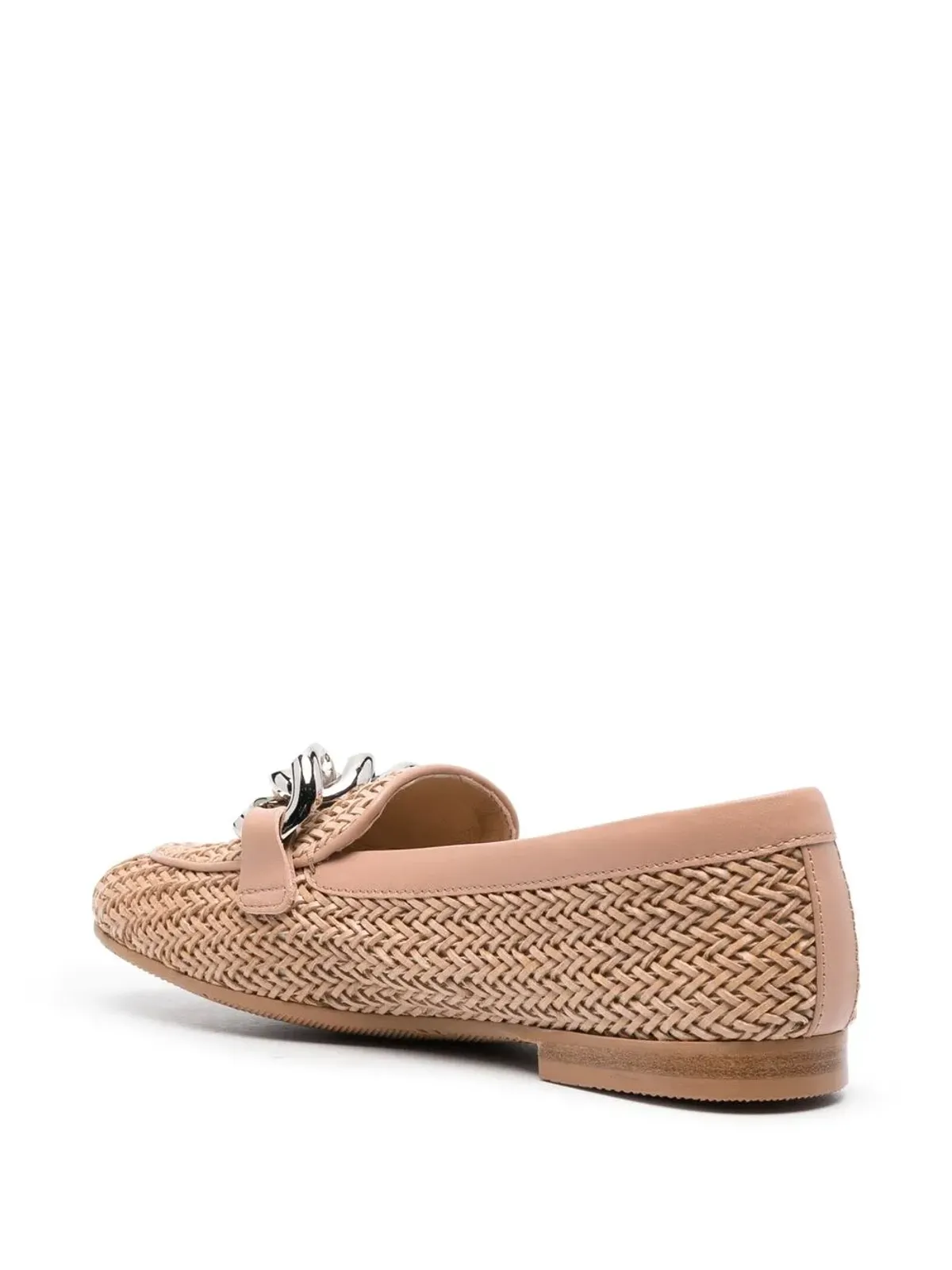 Casadei チェーンリンク編み込みローファー - 画像3
