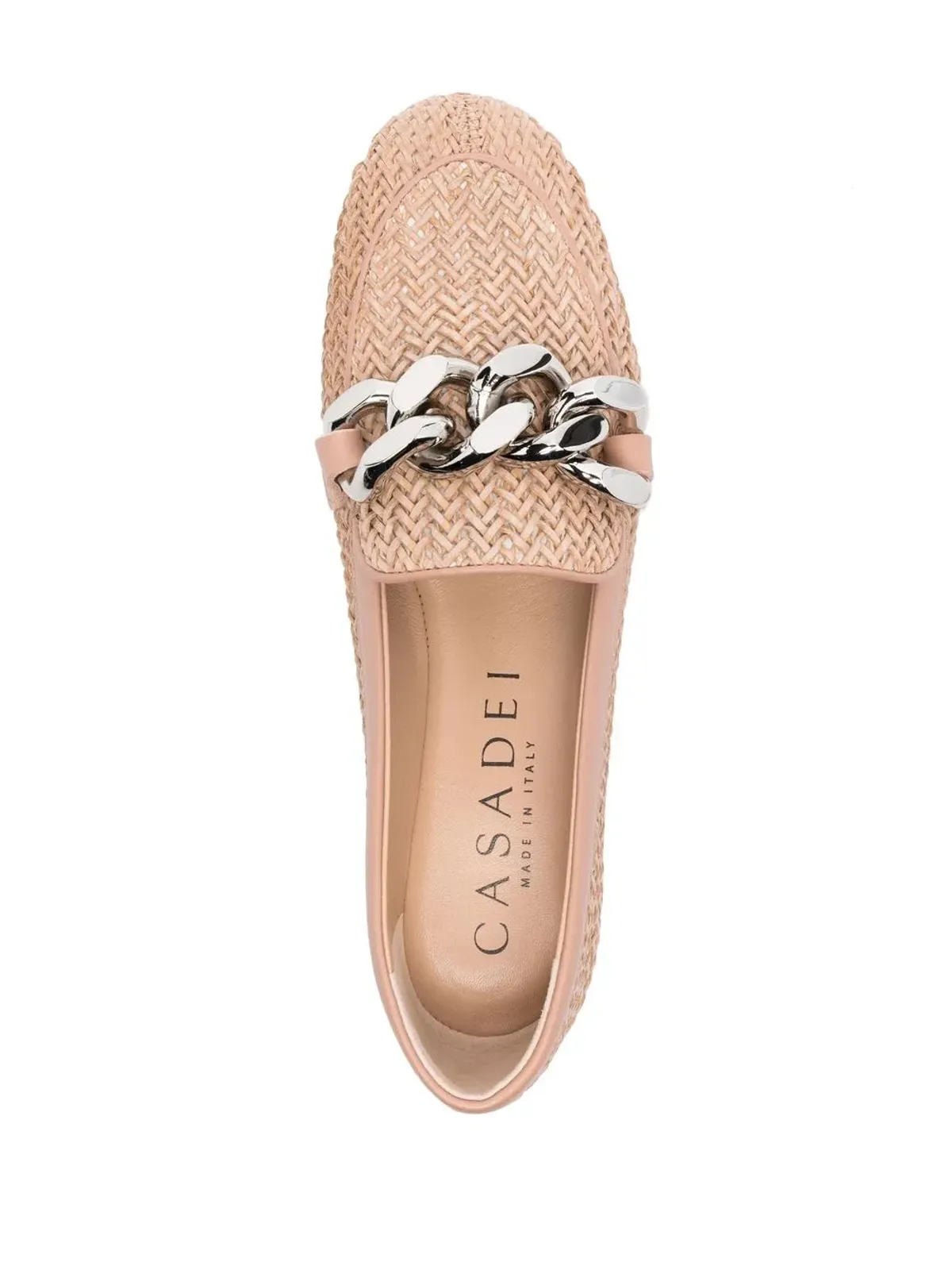 Casadei チェーンリンク編み込みローファー - 画像4