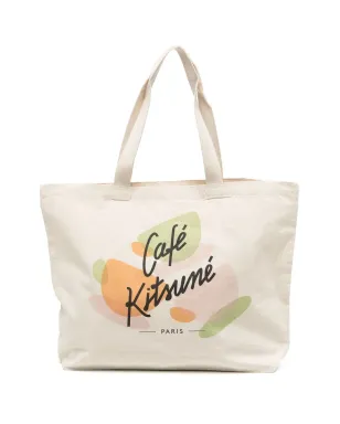 Maison Kitsuné ロゴプリント トートバッグ - サムネイル1