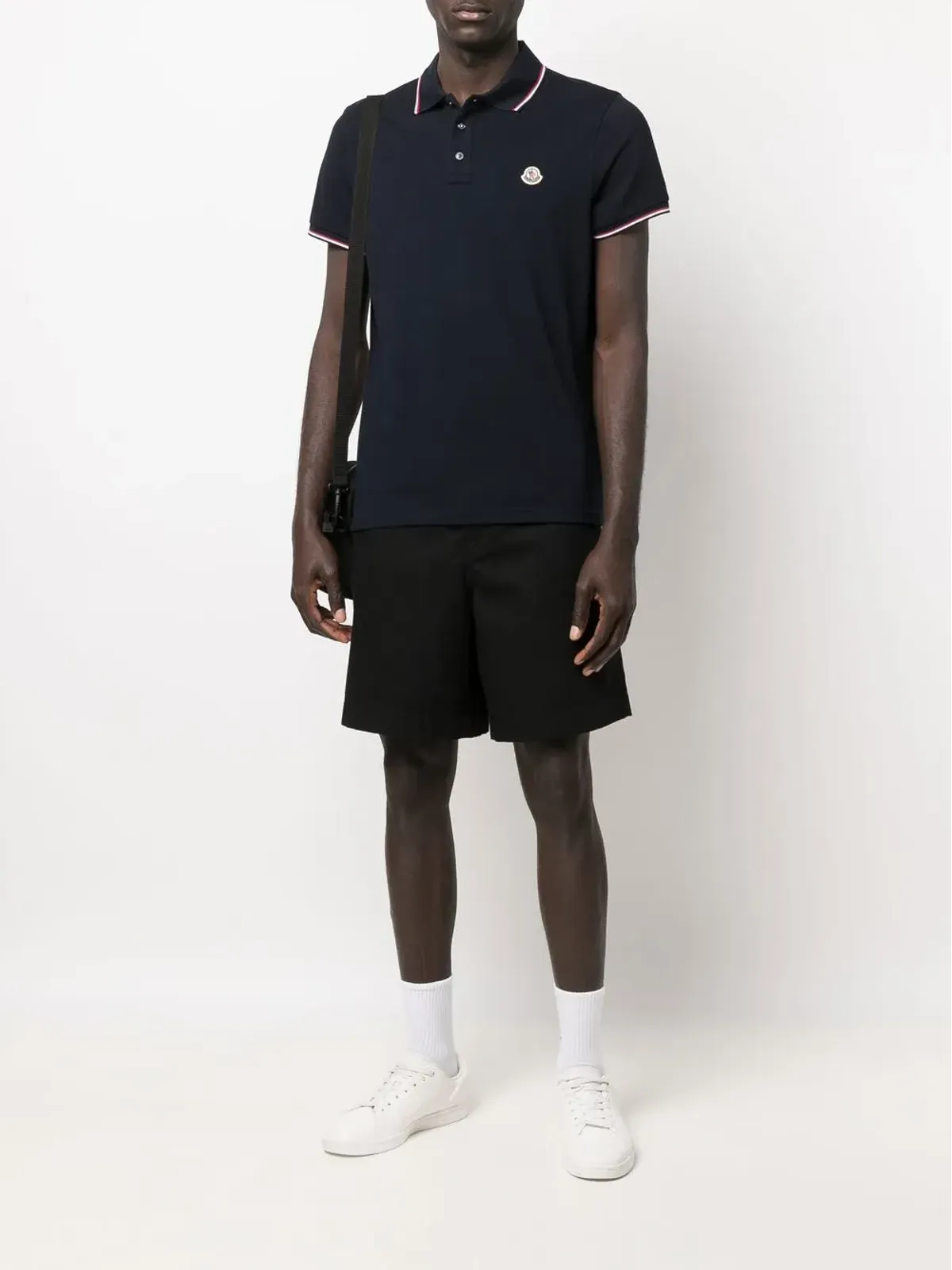 Moncler ストライプリム ポロシャツ - 画像2