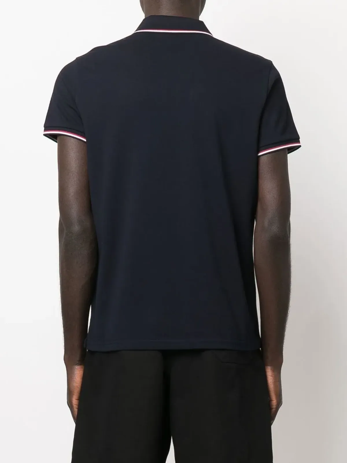 Moncler ストライプリム ポロシャツ - 画像4
