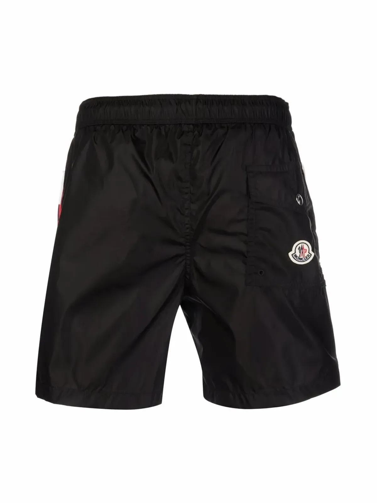 Moncler ロゴパッチ スイムトランクス - ブラック - 画像2