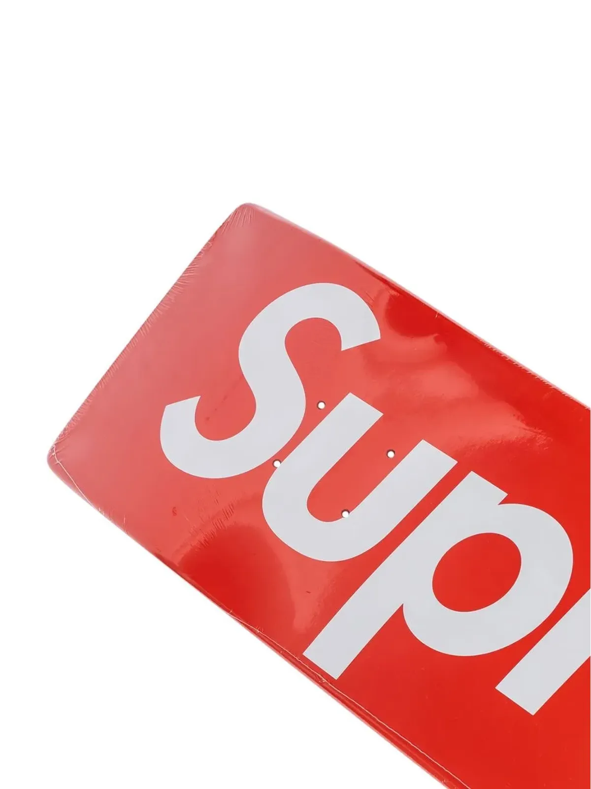 Supreme 未加工ボックスロゴスケートボード（レッド） - 画像3