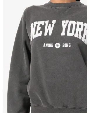 ANINE BING Ramona New York University sweatshirt - Grey - サムネイル5