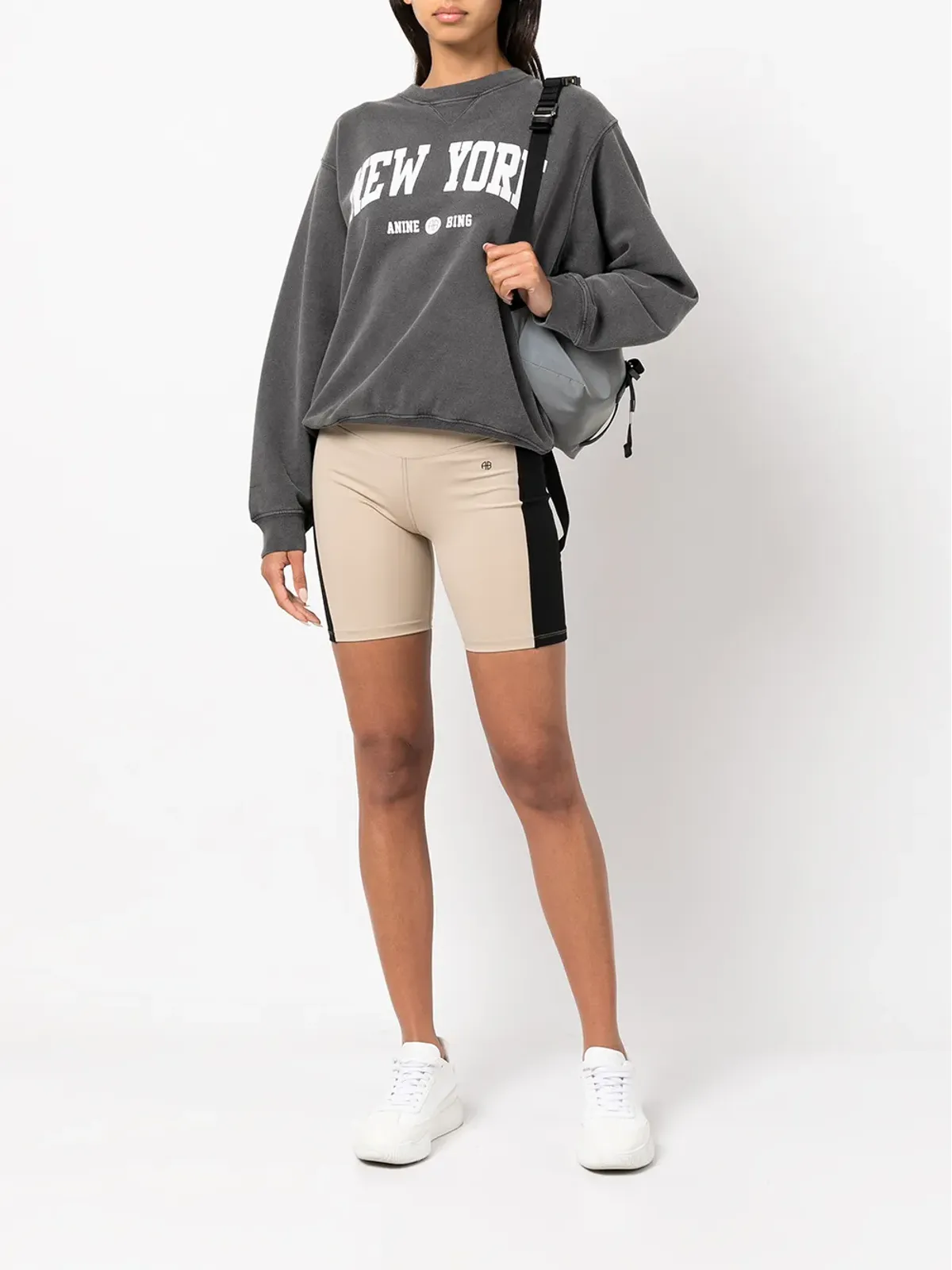 ANINE BING Ramona New York University sweatshirt - Grey - 画像2