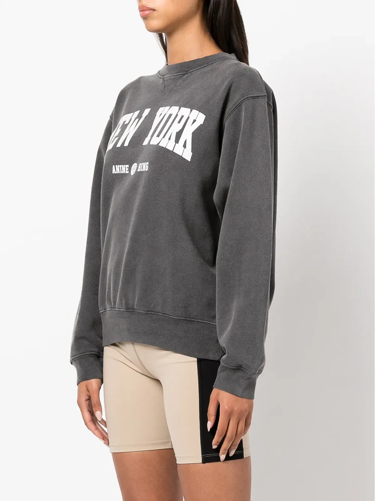 ANINE BING Ramona New York University sweatshirt - Grey - 画像3
