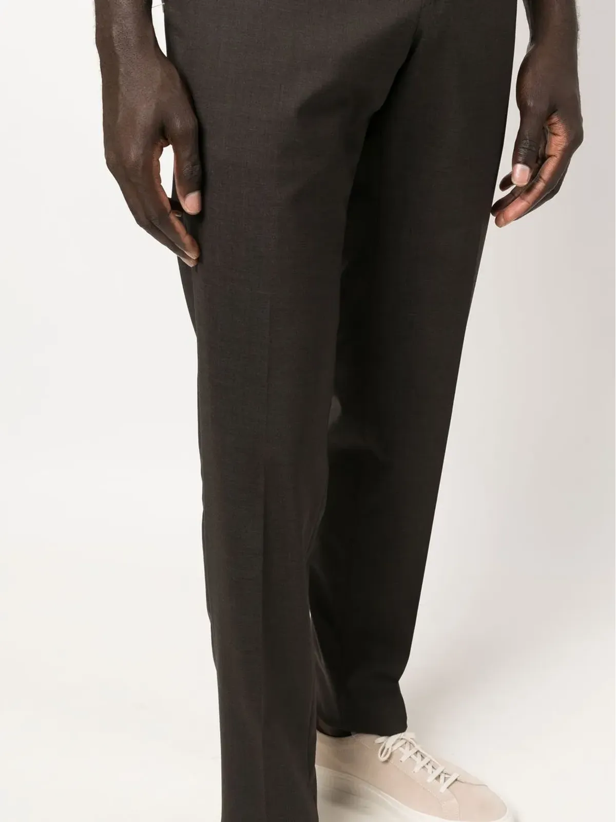 PT Torino テーラードカット テーパードパンツ - Brown - 画像5
