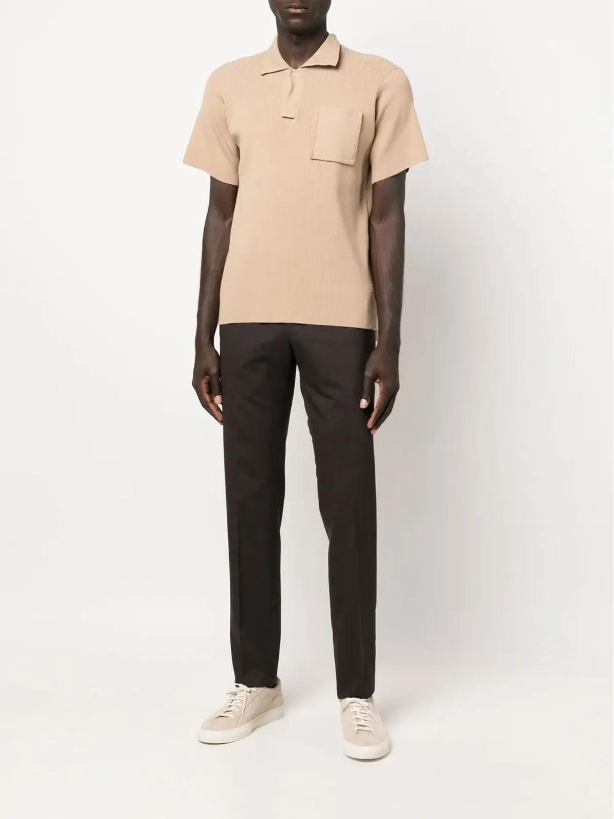 PT Torino テーラードカット テーパードパンツ - Brown - 画像2
