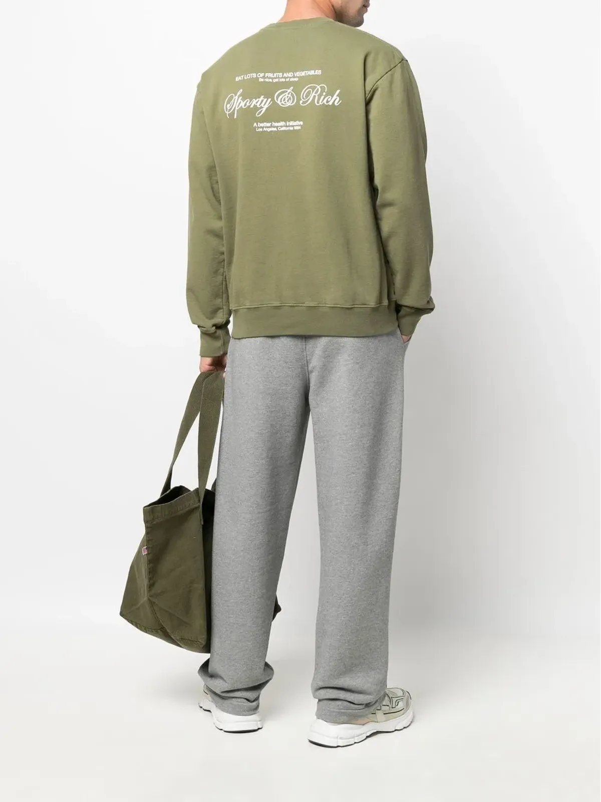Sporty & Rich ロゴプリント コットン スウェット - 画像2