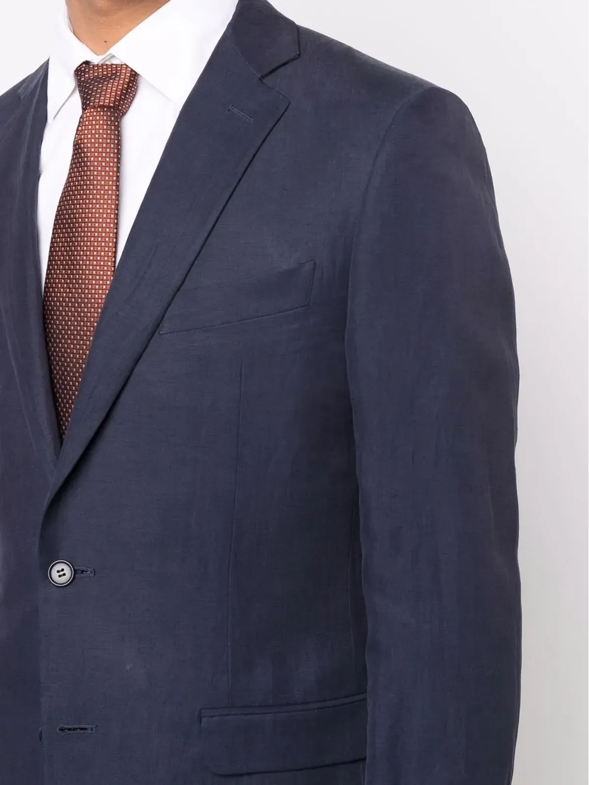 Canali テーラード シングルブレストスーツ（ブルー） - 画像5