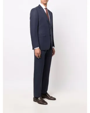 Canali テーラード シングルブレストスーツ（ブルー） - サムネイル3