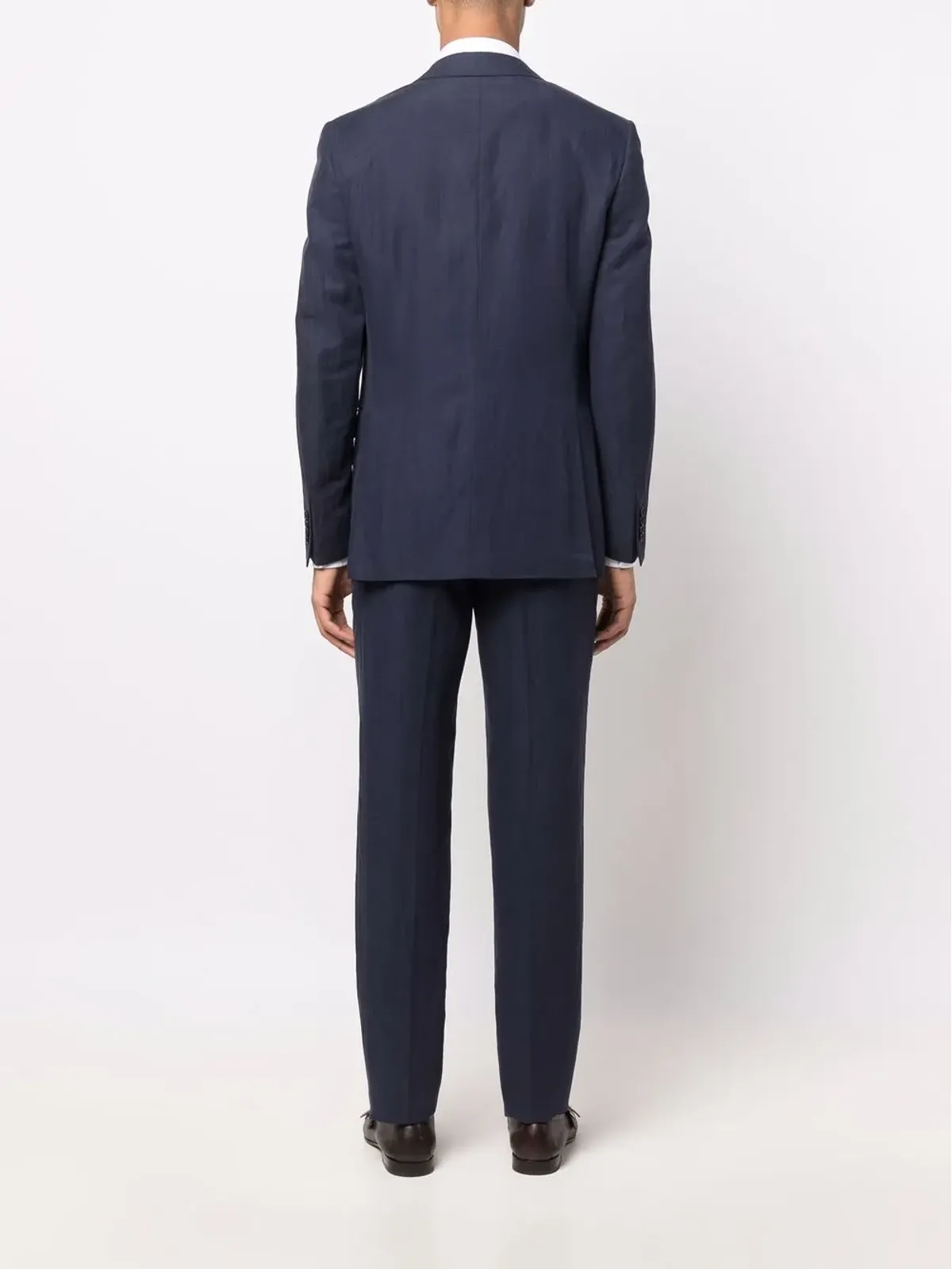 Canali テーラード シングルブレストスーツ（ブルー） - 画像4