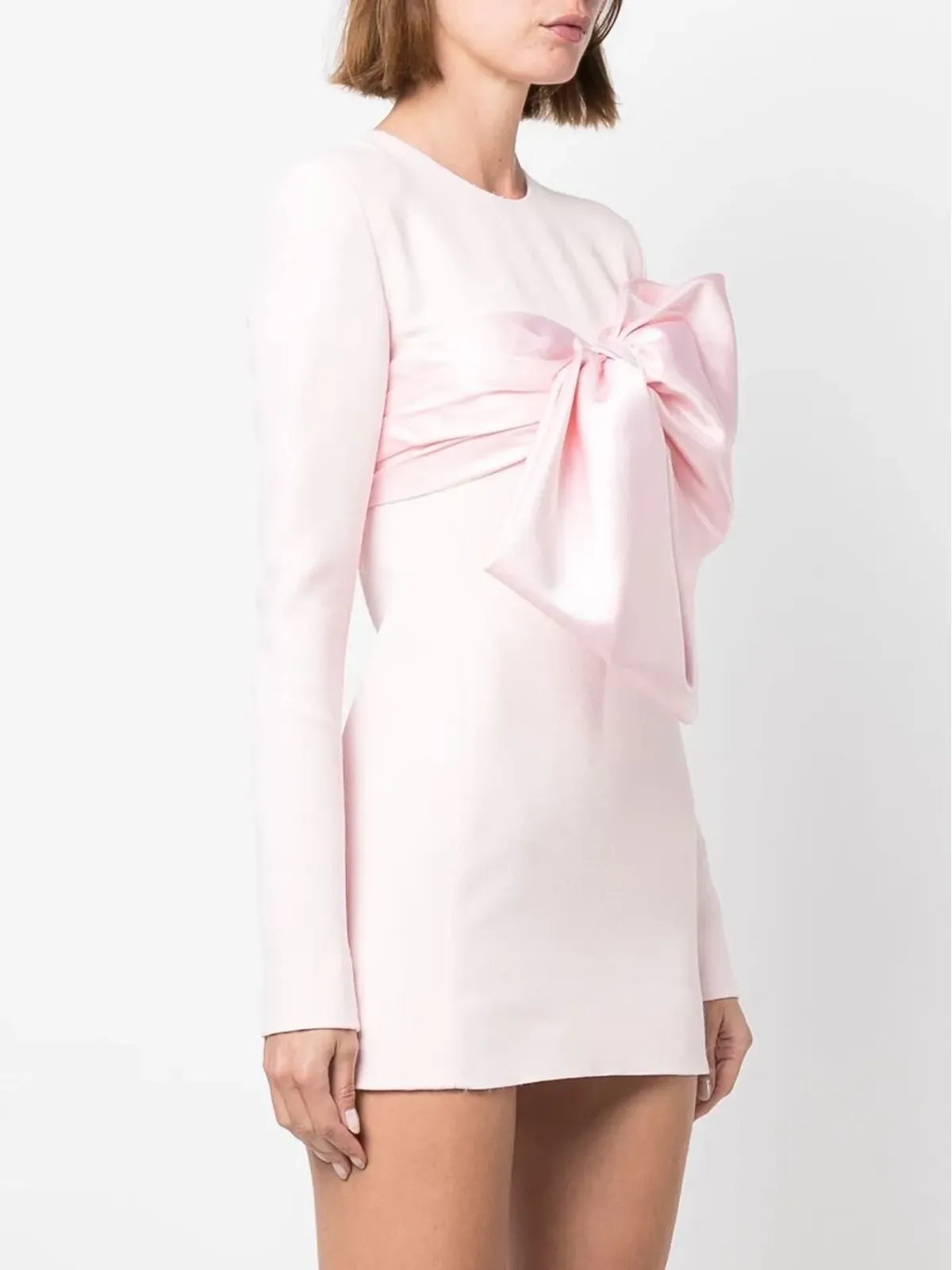 Giambattista Valli オーバサイズボウ ミニドレス - 画像3
