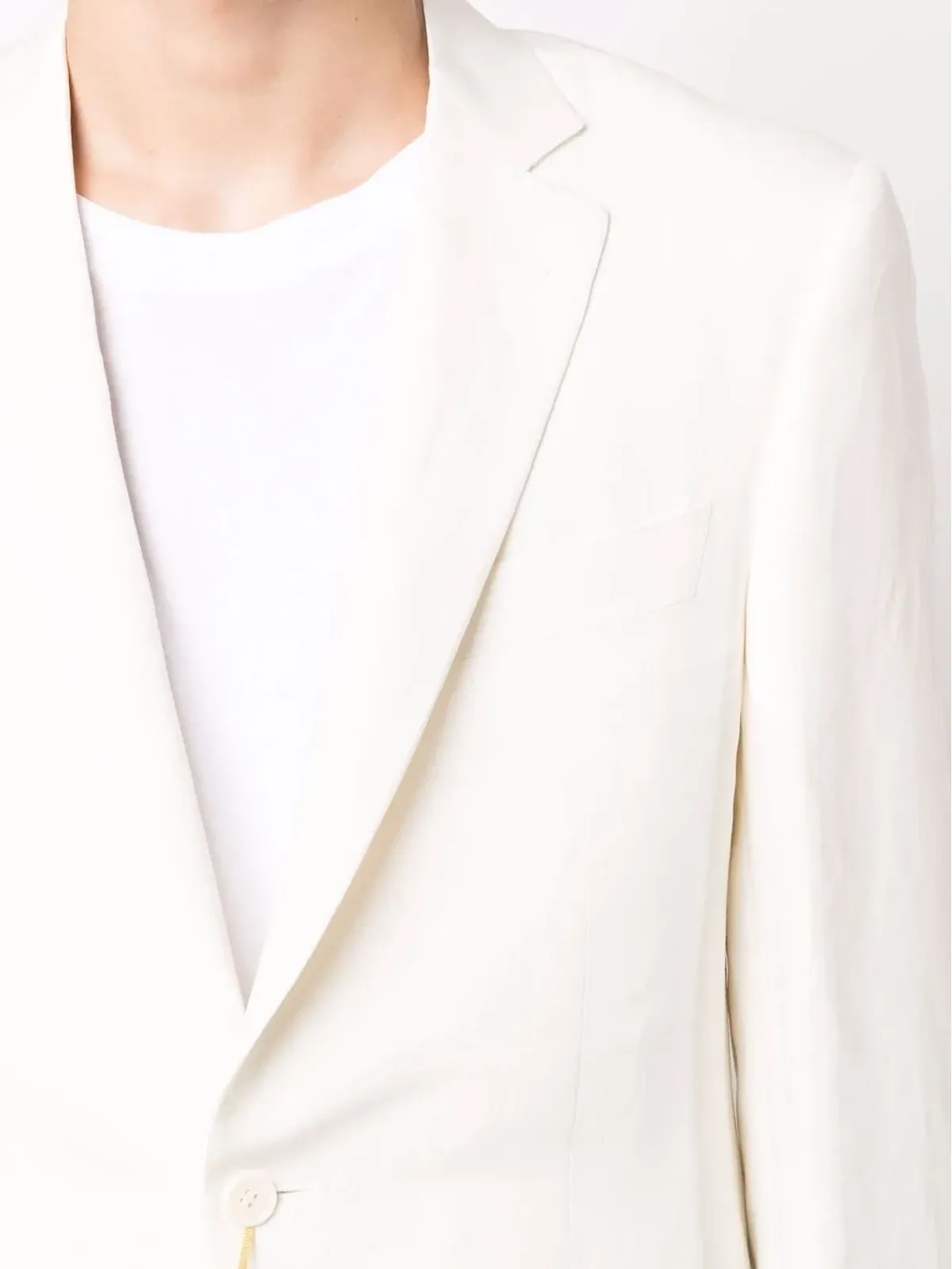 Canali シングルブレスト リネンシルクブレザー - 画像5