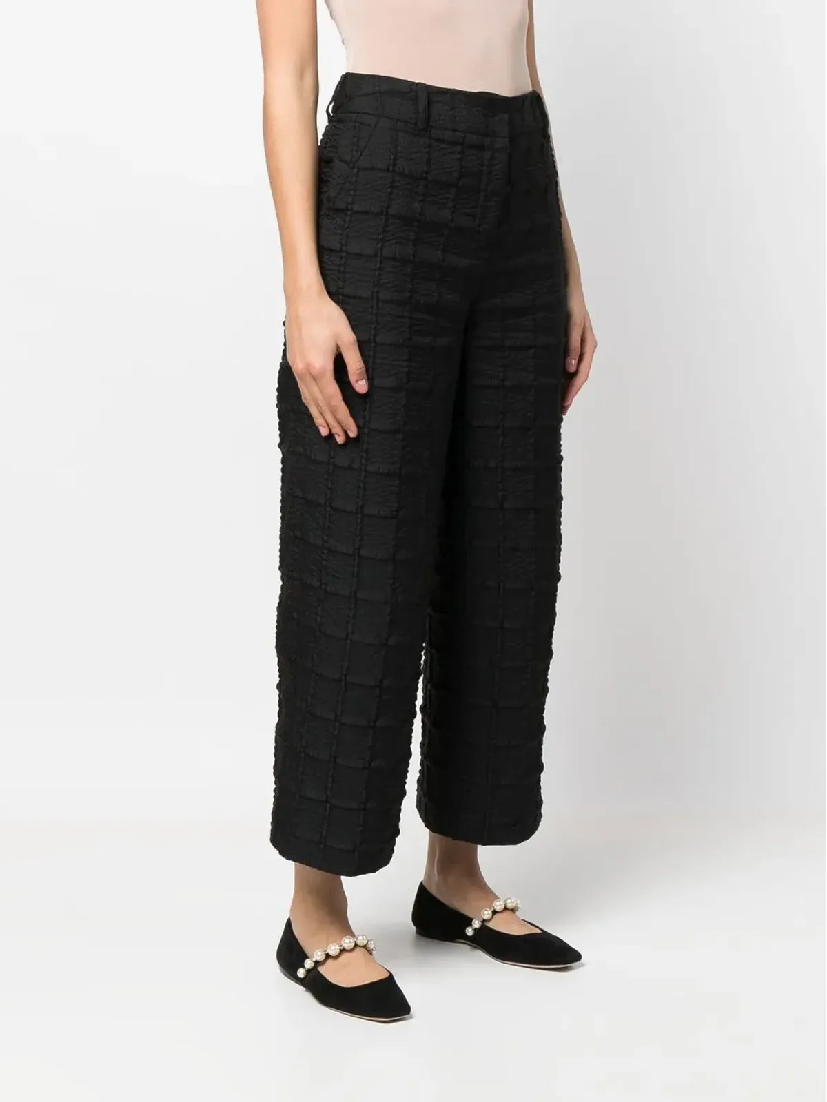 Cecilie Bahnsen Jaylee ミッドライズ クロップドパンツ - 画像3