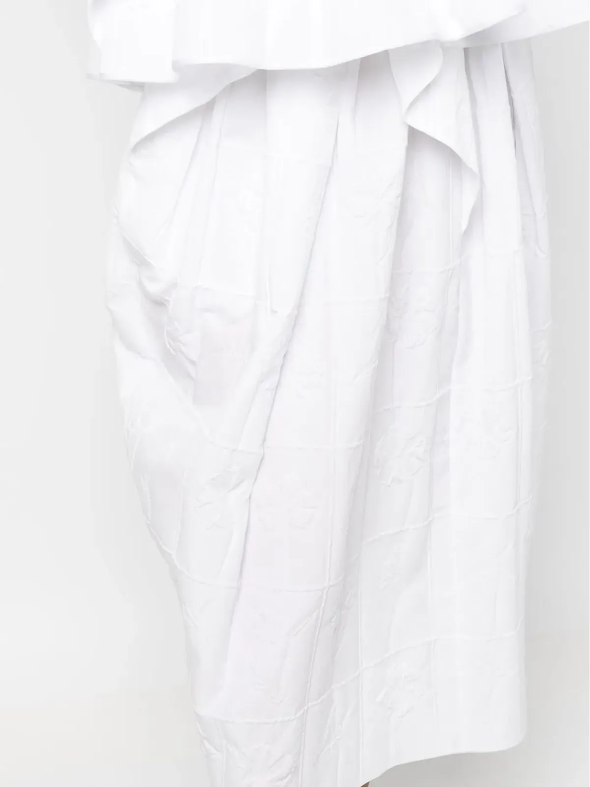 Cecilie Bahnsen ダリタ アシンメトリック ミディスカート - 画像5