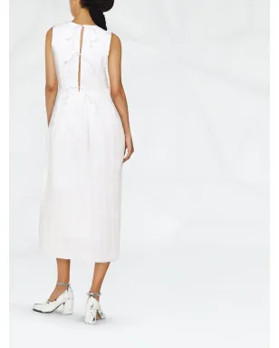 Cecilie Bahnsen ディッテ チェック柄フローラル ミディドレス - サムネイル4