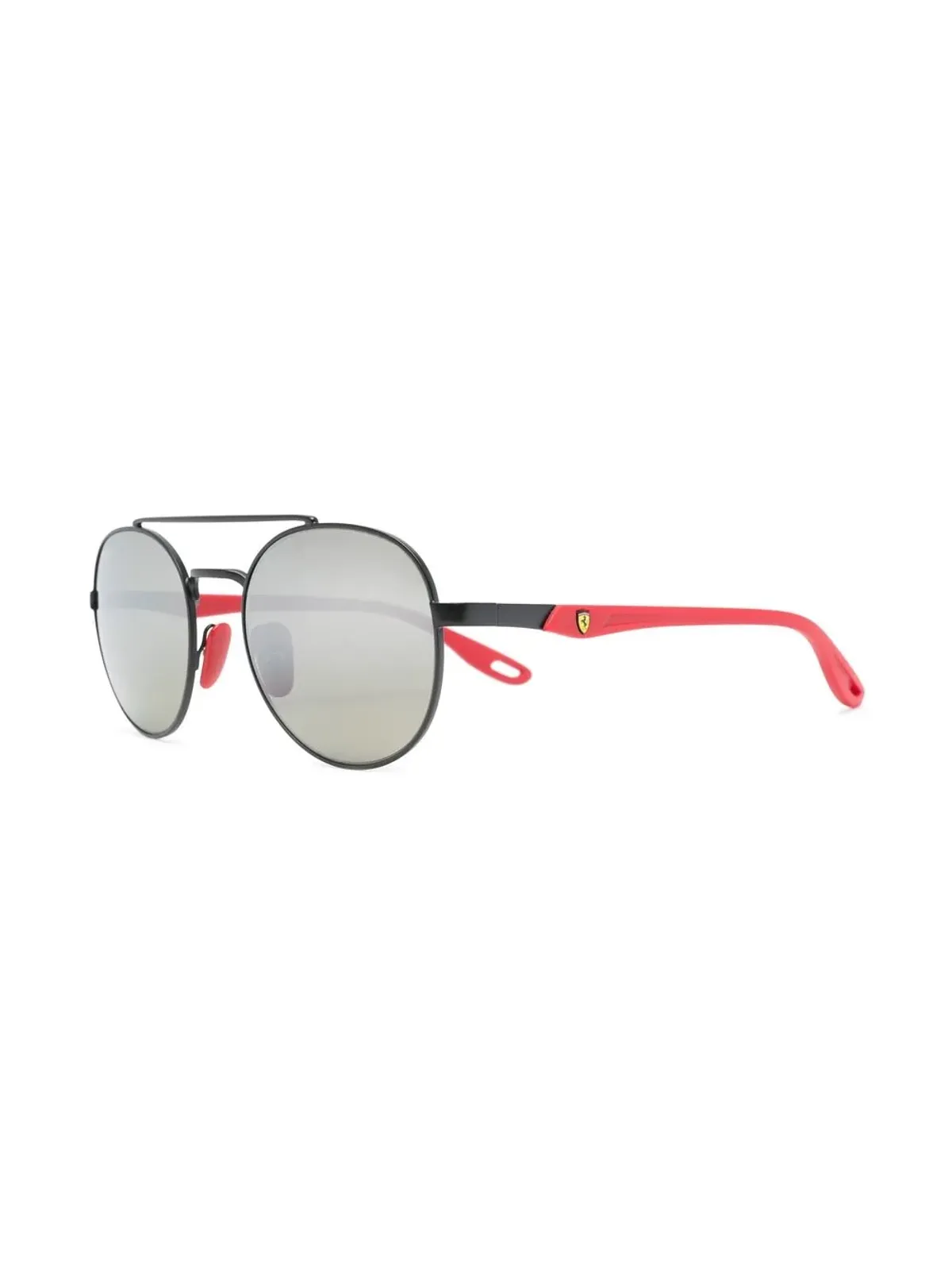 Ray-Ban ラウンドフレーム ミラーレンズ サングラス - ブラック - 画像2