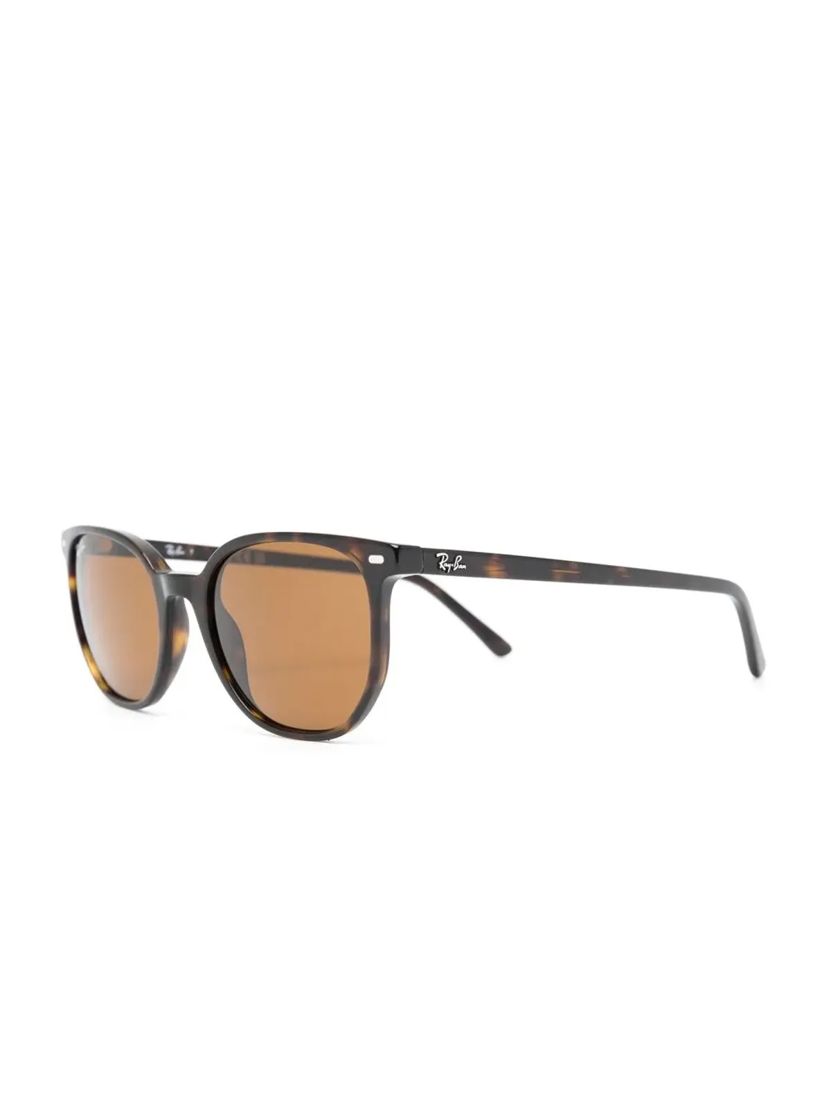 Ray-Ban エリオット ウェイファーラー フレーム サングラス - ブラウン - 画像2