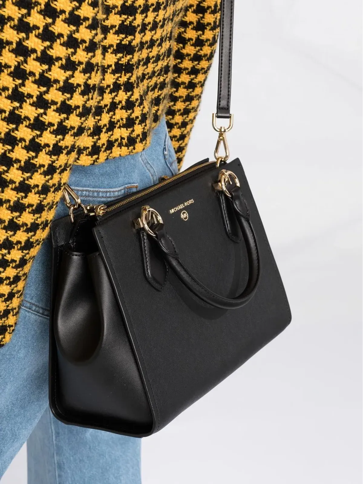 Michael Kors シエナ ペブルドレザートートバッグ - 画像3