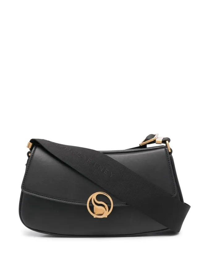 Stella McCartney Stella McCartney ロゴ入りフラップ式ショルダーバッグの商品画像