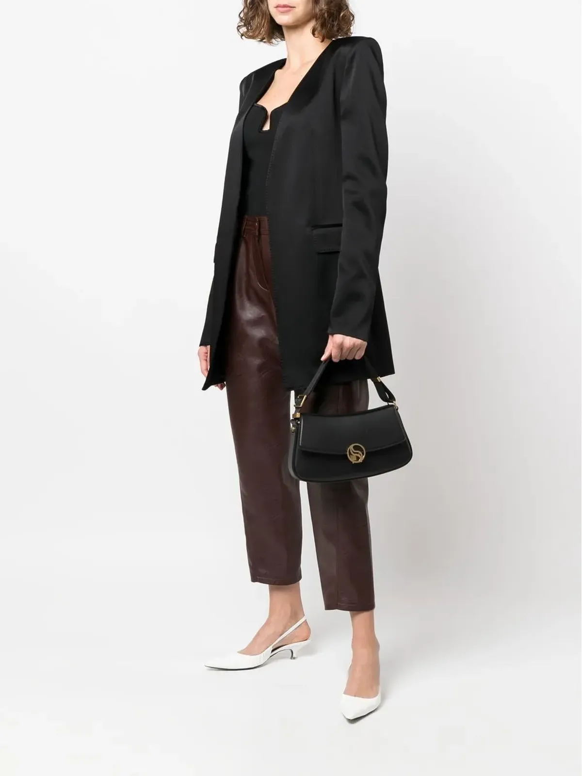 Stella McCartney ロゴ入りフラップ式ショルダーバッグ - 画像2