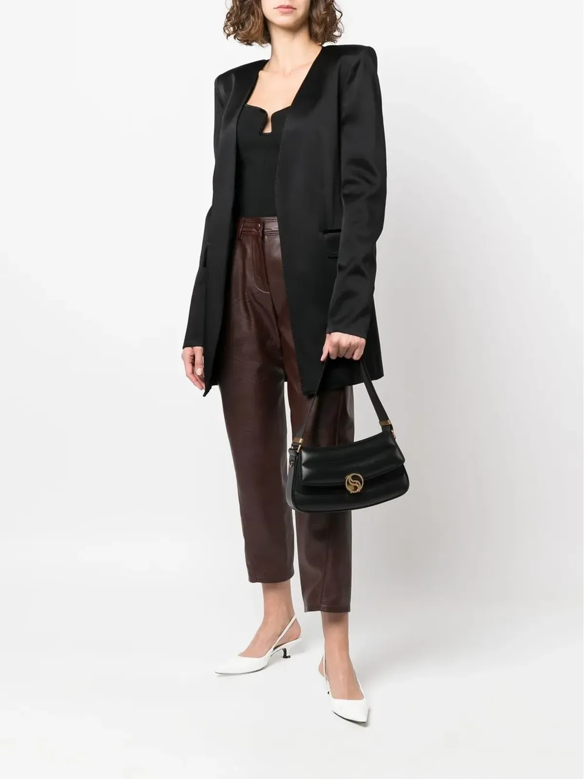 Stella McCartney S-Wave パッド入りショルダーバッグ - 画像2