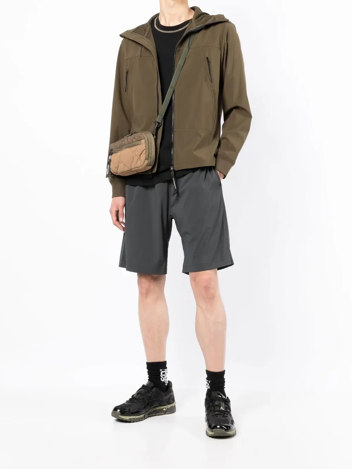C.P. Company ジップポケット付きジップアップフーデッドジャケット - 画像2