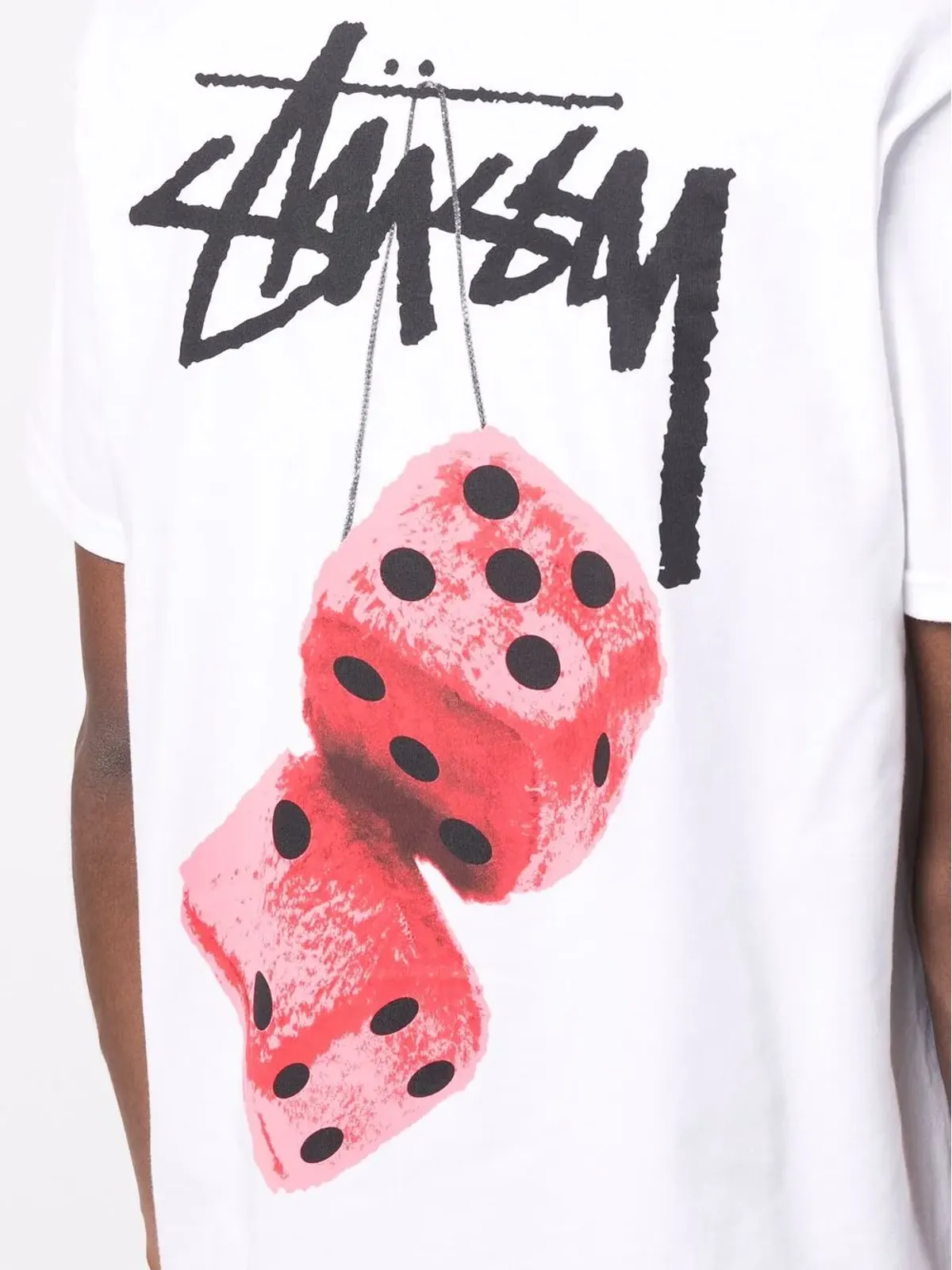 Stüssy ダイスロゴプリント Tシャツ - 画像5