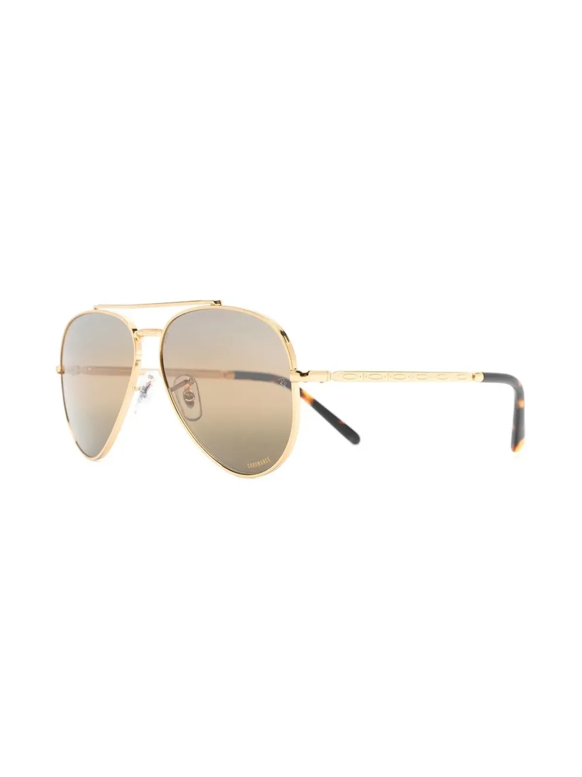 Ray-Ban ミラーレンズのアビエータサングラス - 画像2