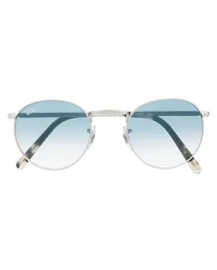 Ray-Ban 色付き丸形フレーム サングラス - サムネイル1
