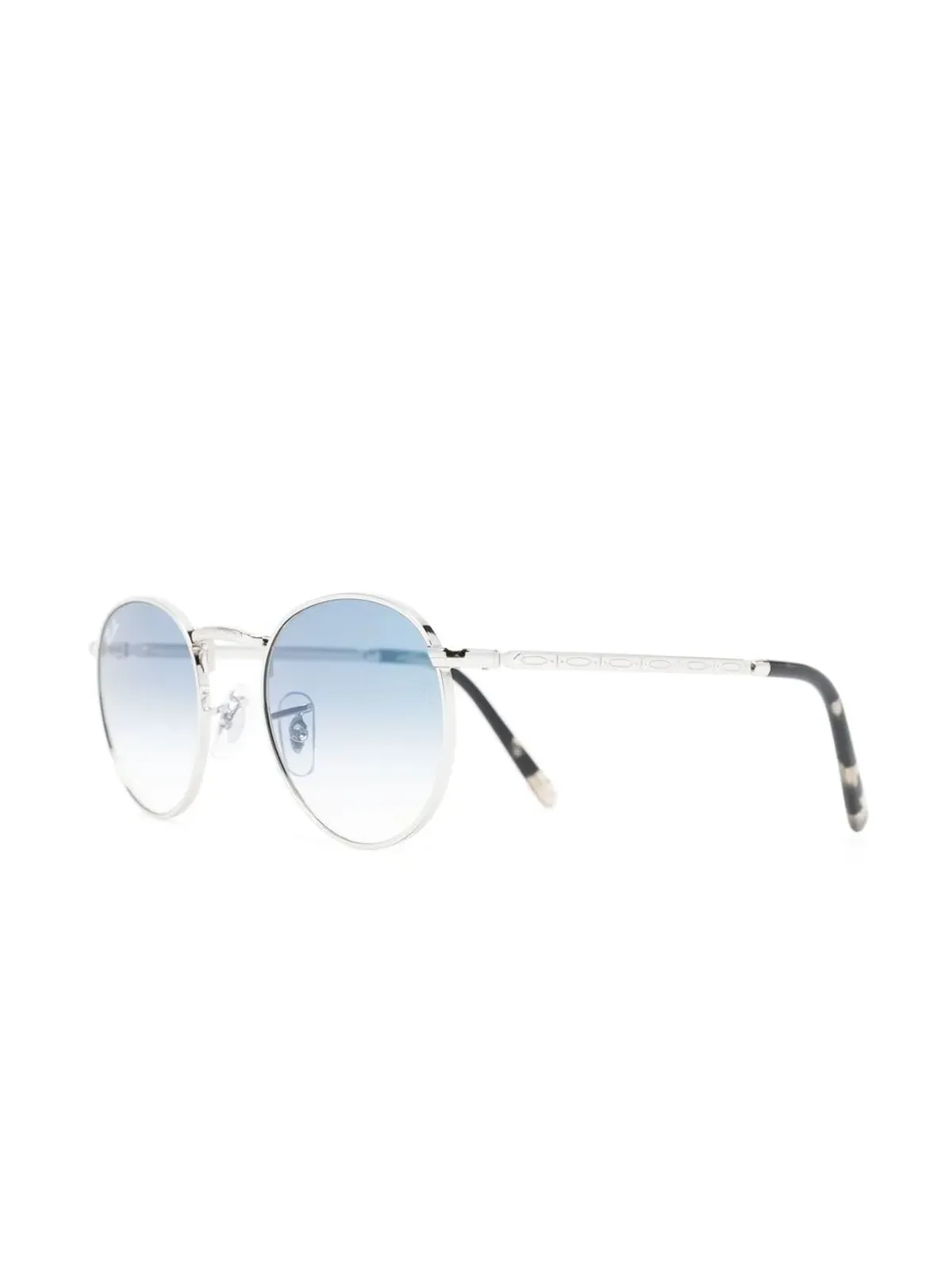 Ray-Ban 色付き丸形フレーム サングラス - 画像2