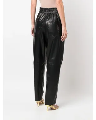 ISABEL MARANT ハイウエストレザーパンツ - サムネイル4