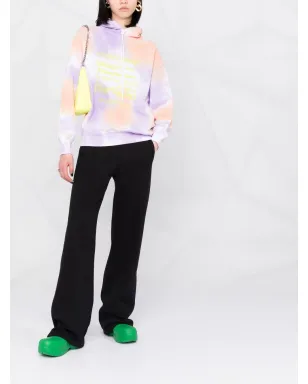 MSGM スローガンプリント タイダイ フーディ - サムネイル2