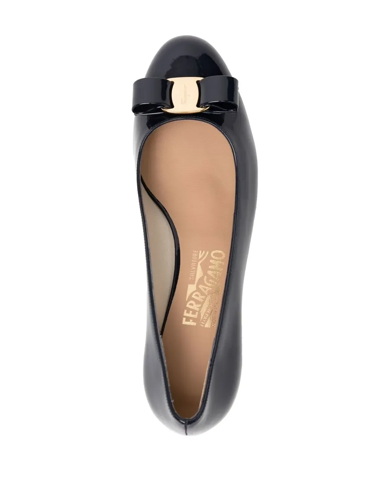 Ferragamo Vara 1 パテントパンプス - 画像4