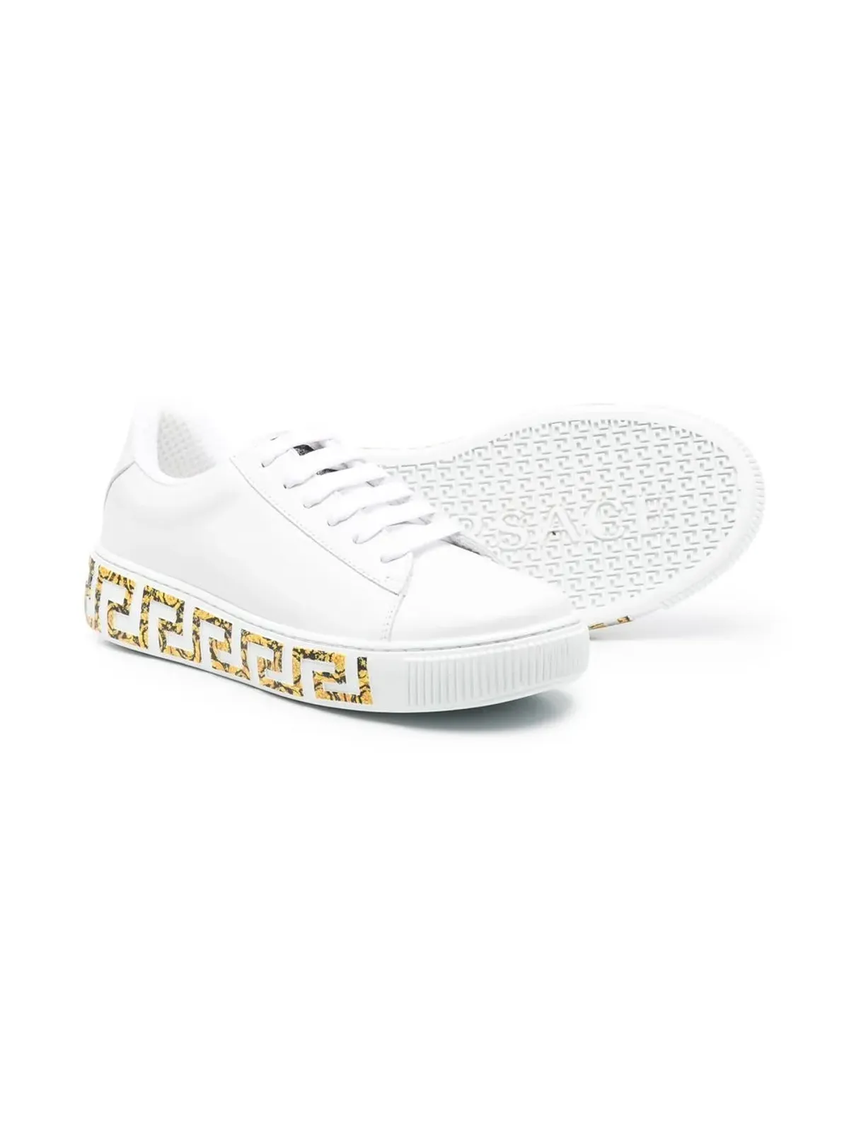 Versace Kids Barocco Greca ローカットスニーカー - 画像2