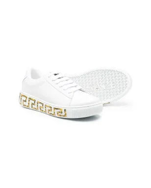 Versace Kids Barocco Greca ローカットスニーカー - サムネイル2